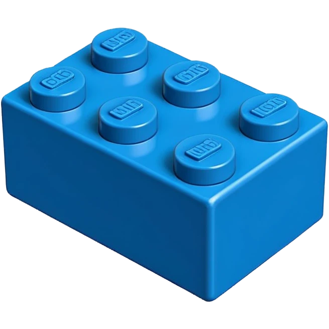 blue 2x4 lego brick emoji
