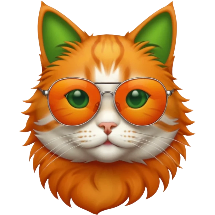 Cat wearing sunglasses emoji