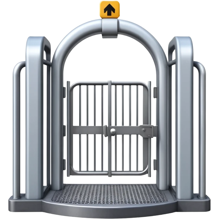 a turnstile gate entrance emoji