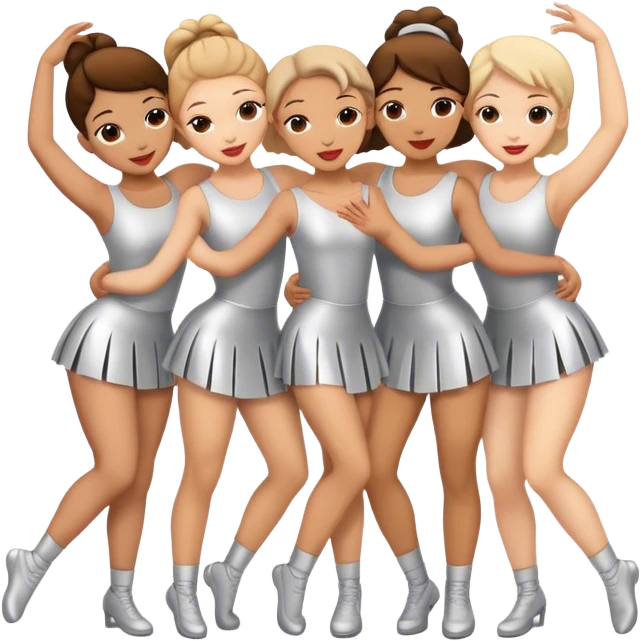 обійми танцюристок emoji