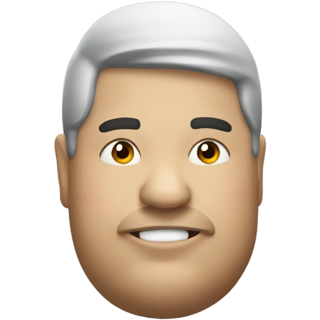 The fat man flies at midnight emoji
