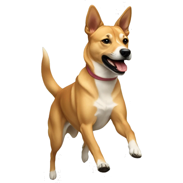 Carolina dog running emoji