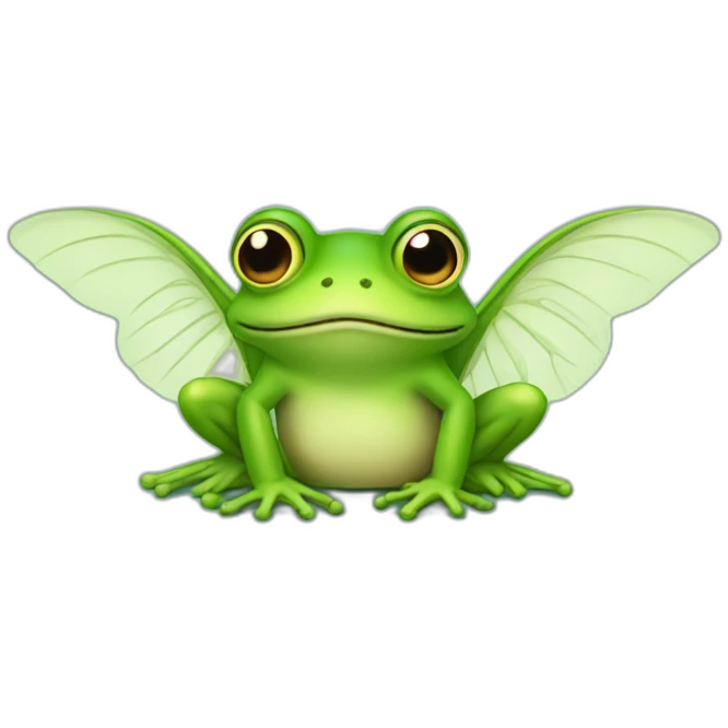 frog with wings emoji