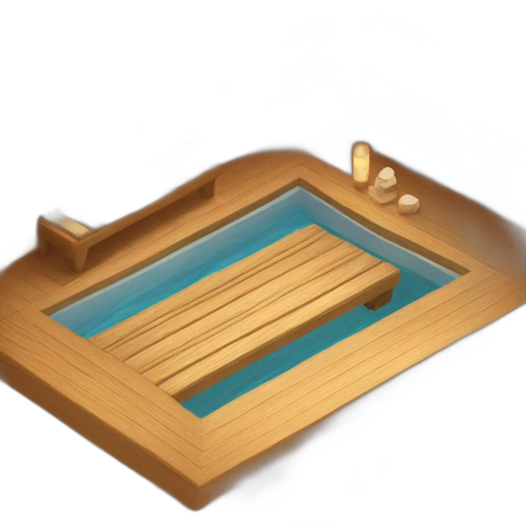 sauna isometric  emoji