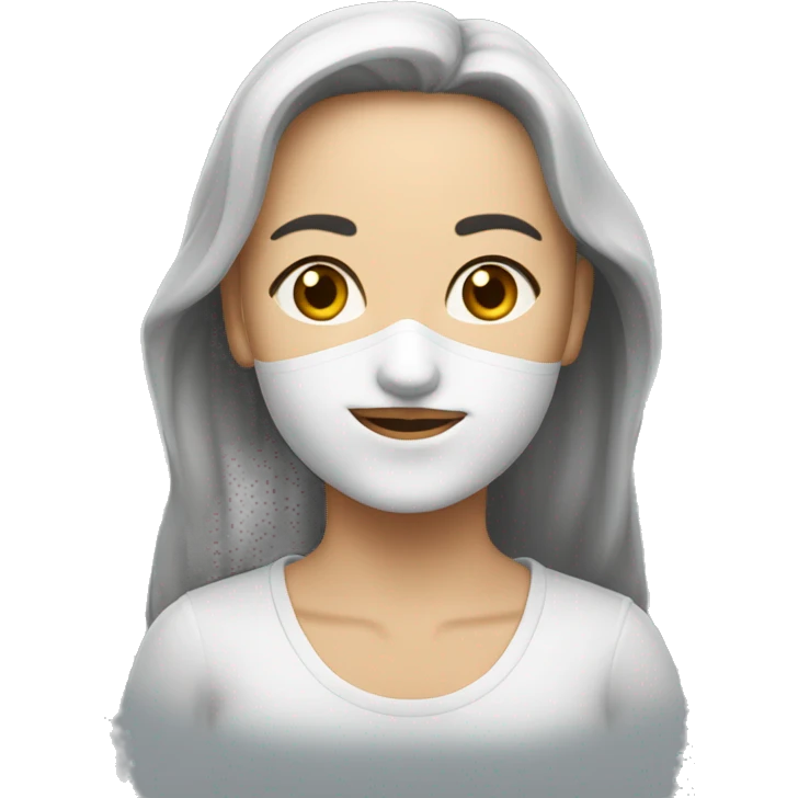 Рыжая женщина с очками  emoji