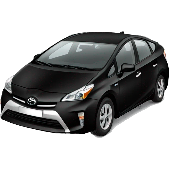 Black toyota prius emoji