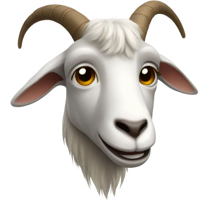 Goat with a knife emoji
