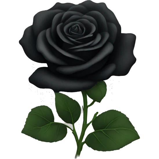 black rose emoji