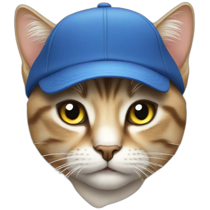 Cat with a cap emoji