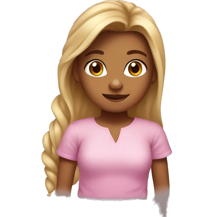 un emoji de una niña en un pony emoji