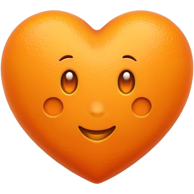orange heart emoji