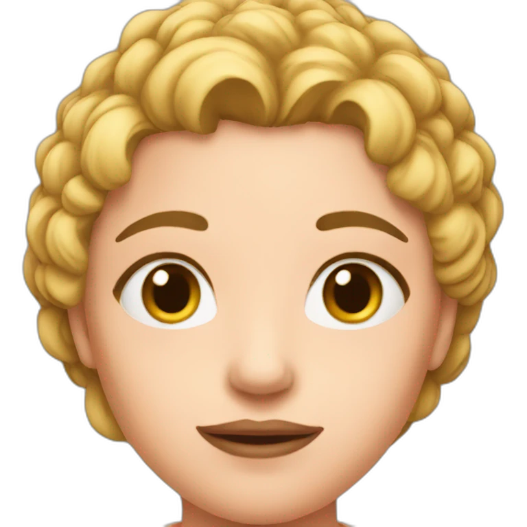 hybrid woman peach emoji