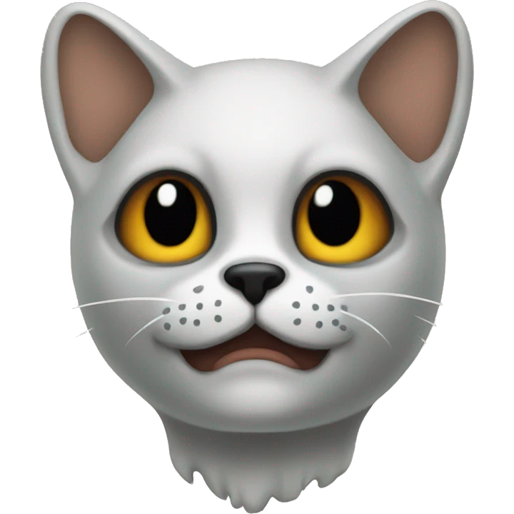 Calavera de gato emoji