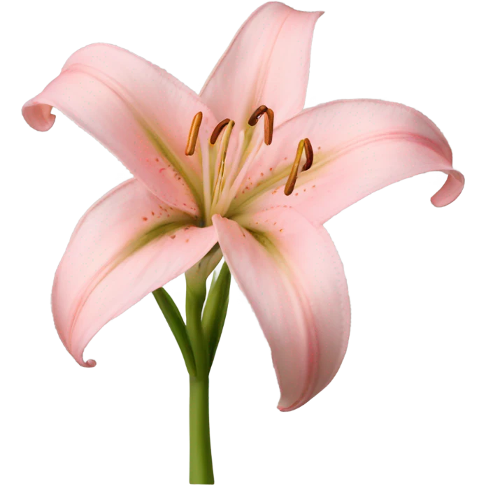 light pink lilium emoji