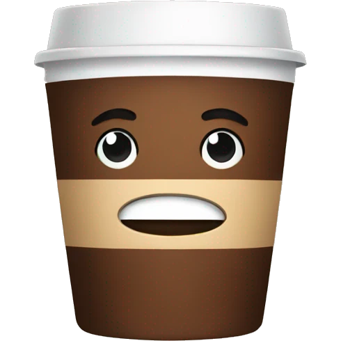 A coffee  emoji