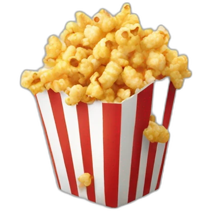 popcorn fries emoji