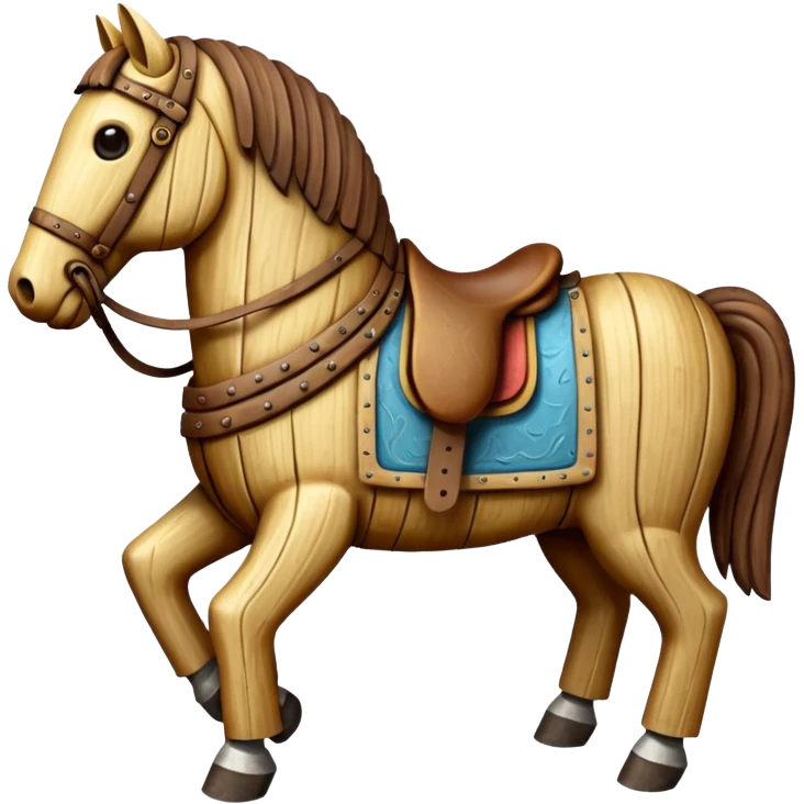 trojan horse no saddle emoji