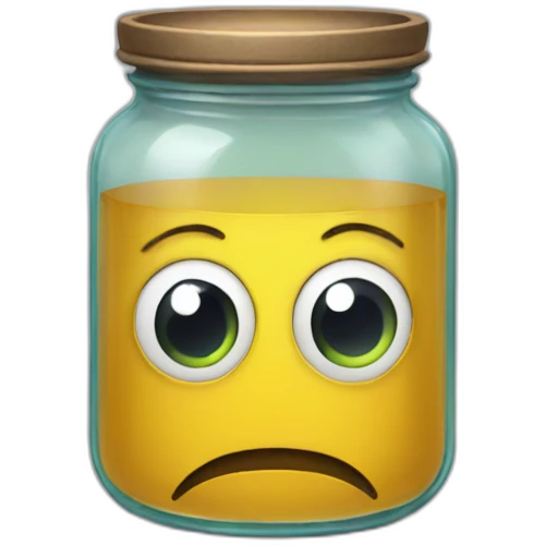 eyes in a jar emoji