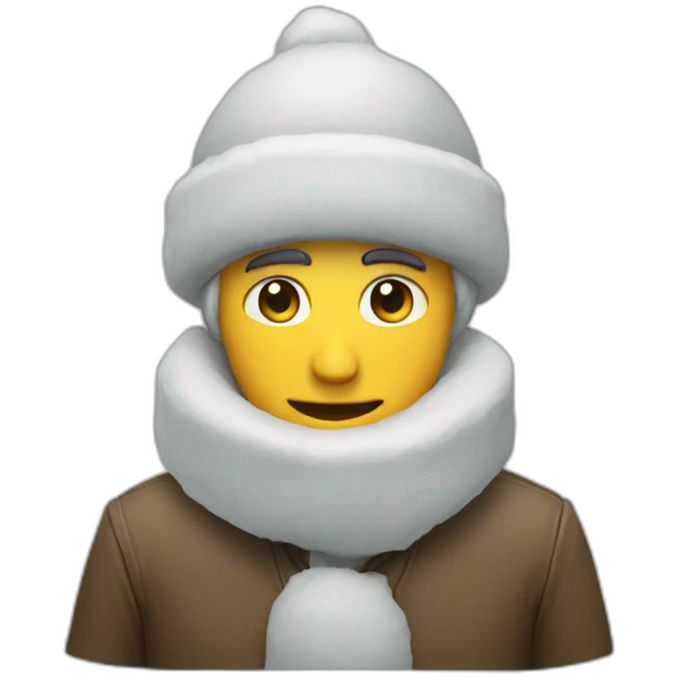 Nevando emoji