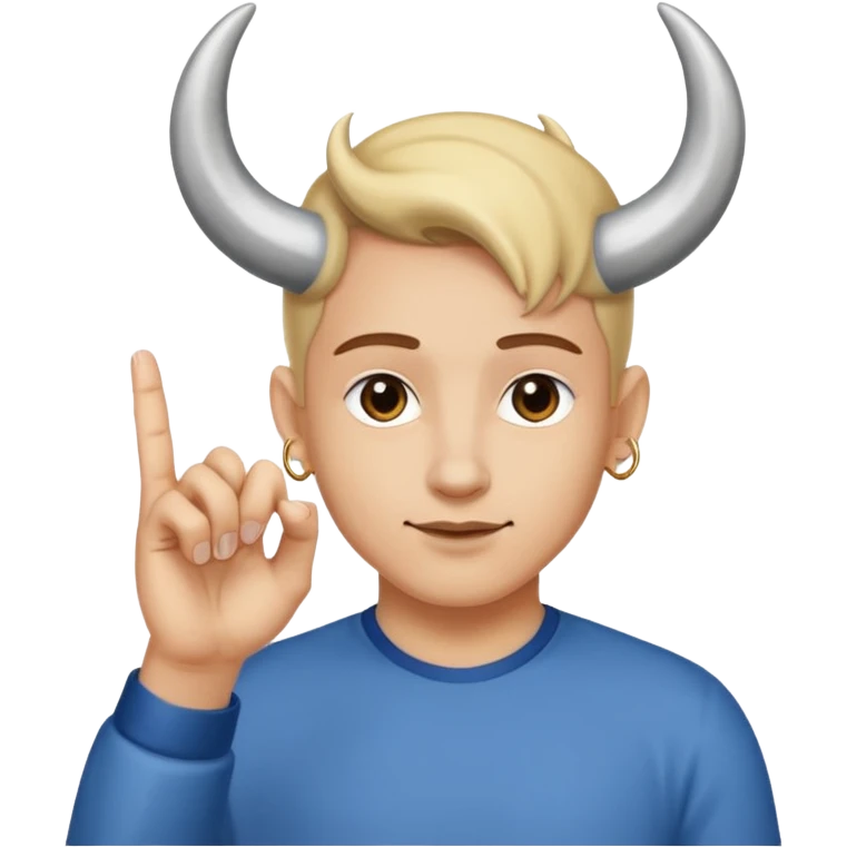 main signe hard rock mais avec juste l'annulaire plié emoji