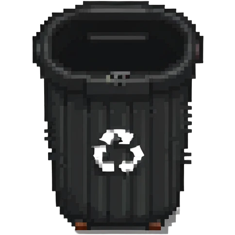 trash bin icon emoji