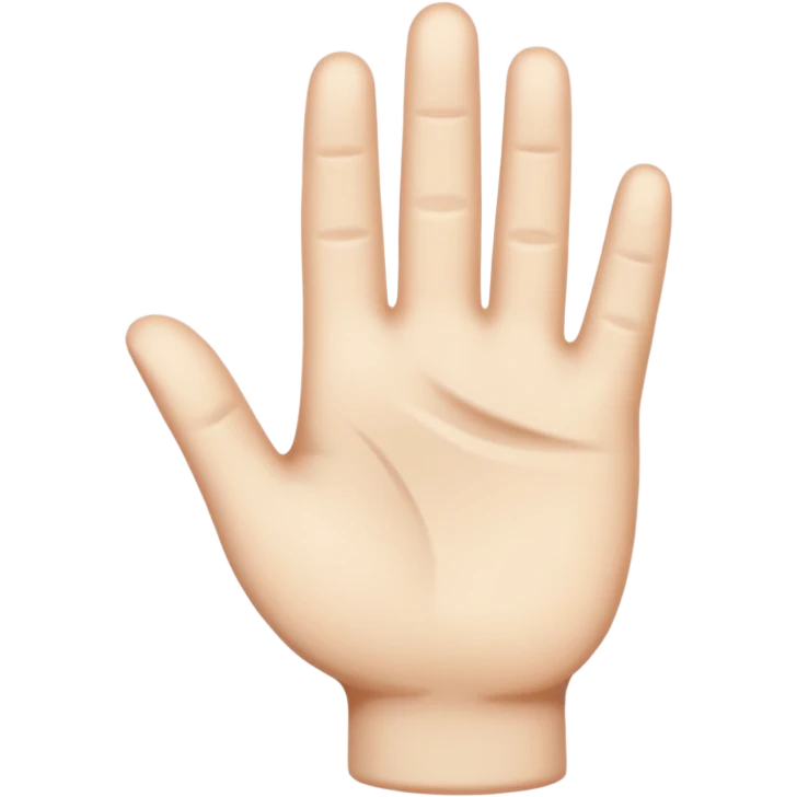 mão pare emoji