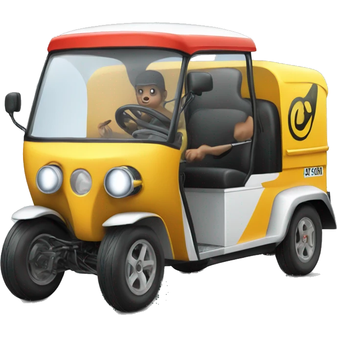 Extreme racing crosskart Tuk tuk  emoji