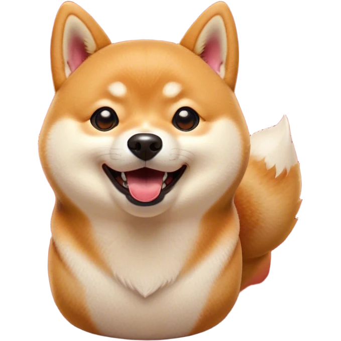 Cinematic Comical Shiba Inu Portrait Emoji, Head tilted dramatically with an exaggeratedly amused or surprised expression, featuring a striking red fur with a creamy underbelly, wide, expressive brown eyes filled with exaggerated disbelief, Simplified yet hilariously expressive features, highly detailed, glowing with a slightly sassy glow, high shine, dramatic yet playful, stylized with an air of cheeky defiance, bright and endearing, soft glowing outline, capturing the essence of a spirited and over-the-top companion, so meme-worthy it feels like it could side-eye its way into internet fame instantly! emoji