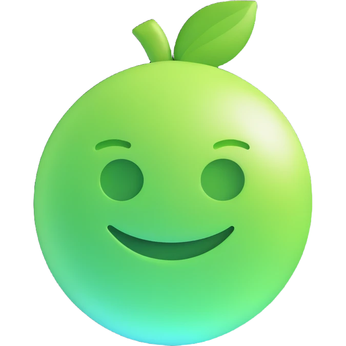 Shopify logo glowing with soft white light in 3D emoji style emoji