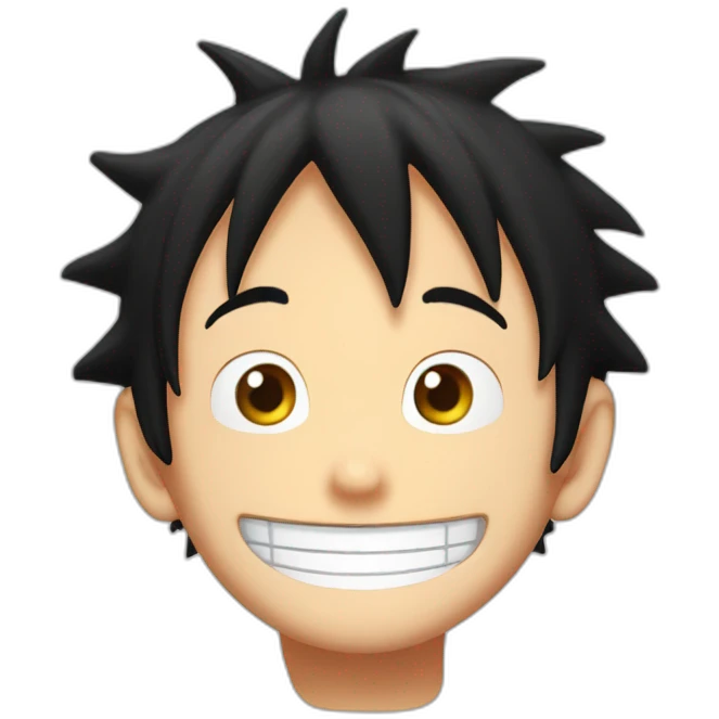 Luffy heureux emoji