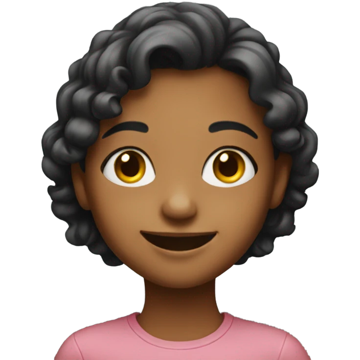 portrait of a smiling girl emoji