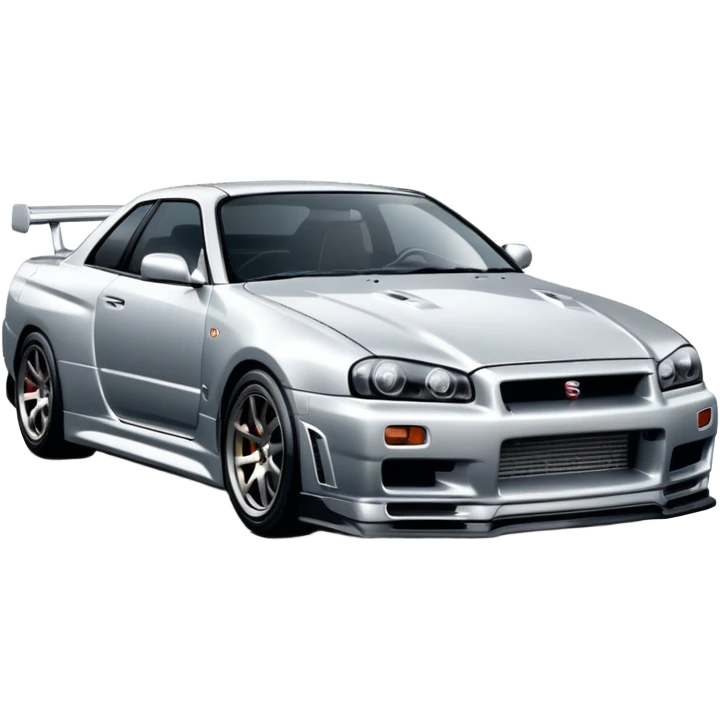 car Nissan Skyline GT-R R34 1999  emoji