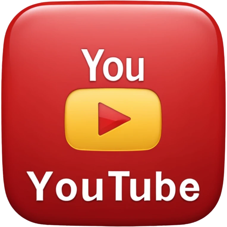 placa do youtube vermelho emoji