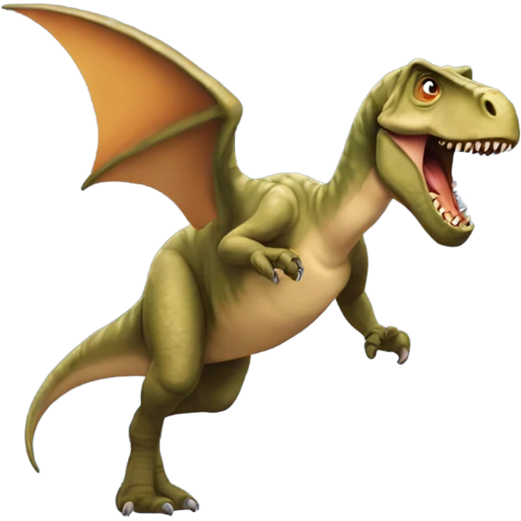 Dinosaurio volando emoji
