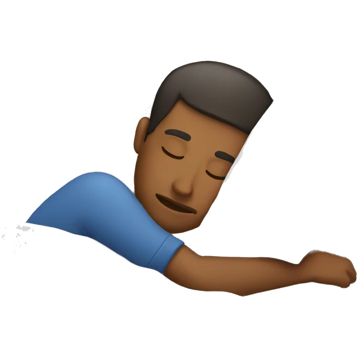 Guy sleeping  emoji