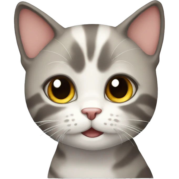 Extremely cute cat emoji