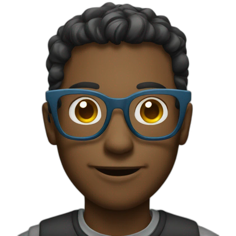 Emoji with glasses emoji