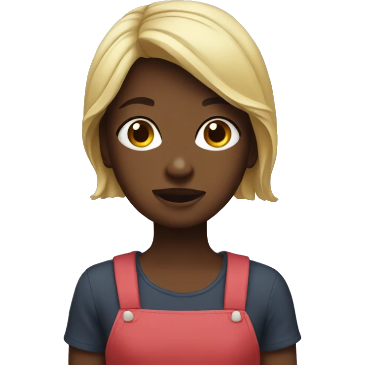 A girl in the shape of jam emoji