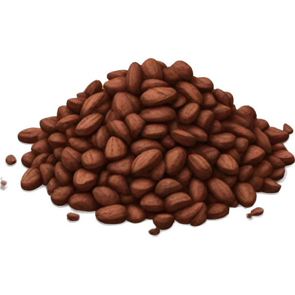 pile of Cacao Nibs emoji