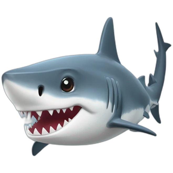 CHAT SUR UN REQUIN emoji