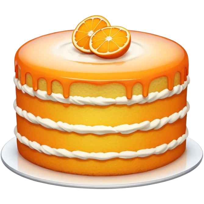 orange cake emoji