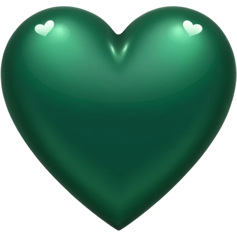  dark forest green heart emoji