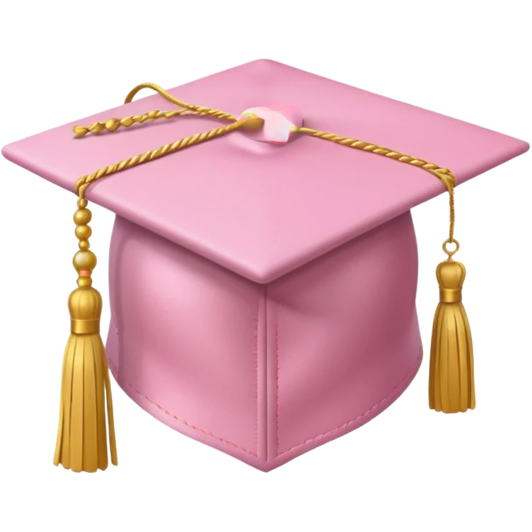 light pink hat  only graduation  emoji
