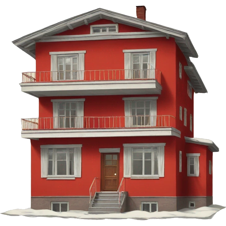 red ussr house 1940s emoji