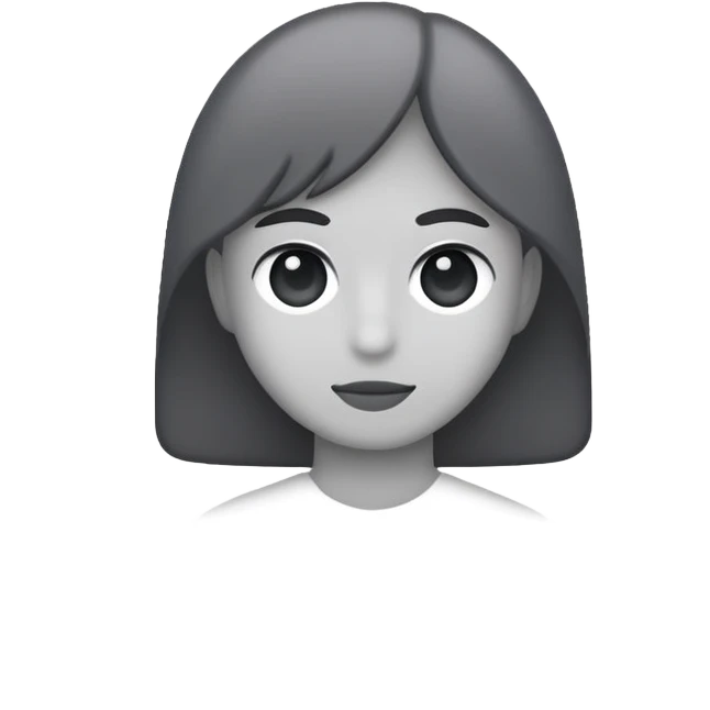 user picture placeholder, dark grey emoji