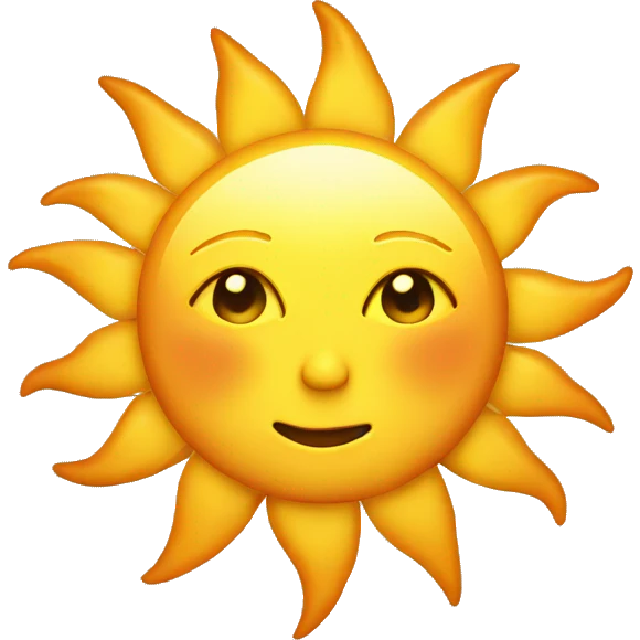 sun emoji