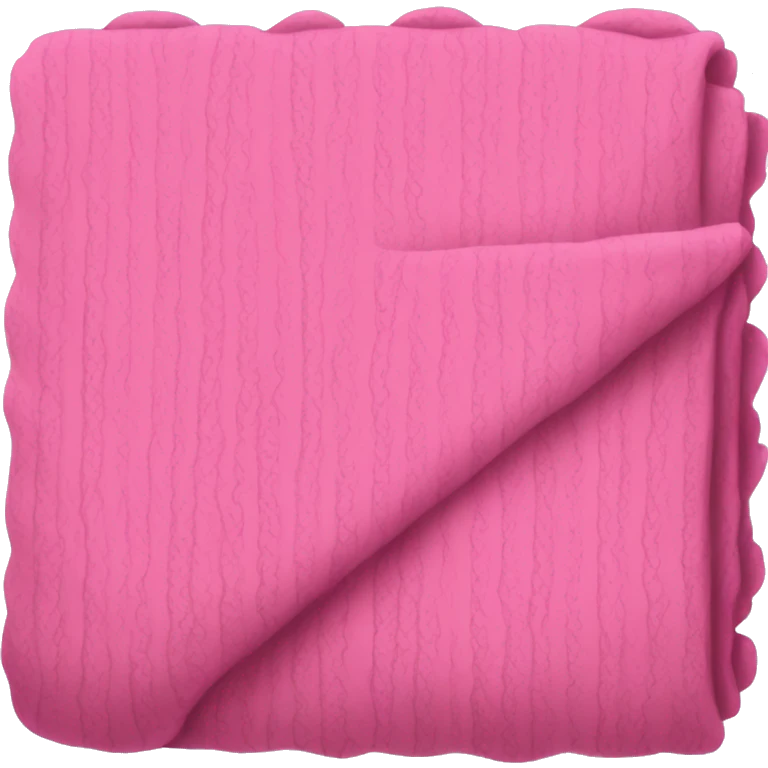 Pink blanket  emoji