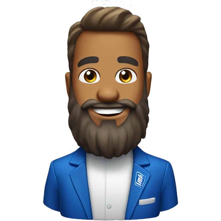 Bud light with beard emoji
