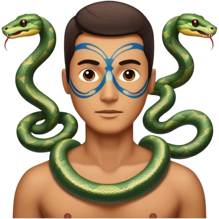 snake electric man emoji