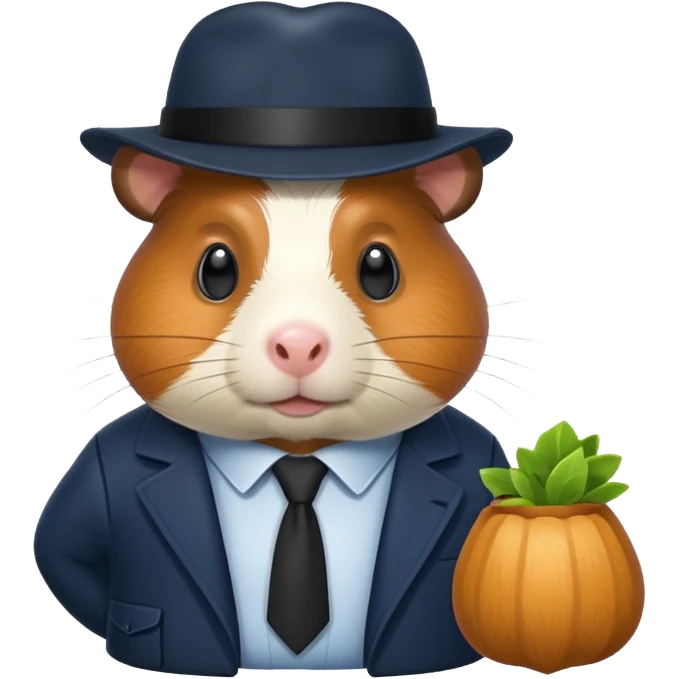 detective guinea pig emoji